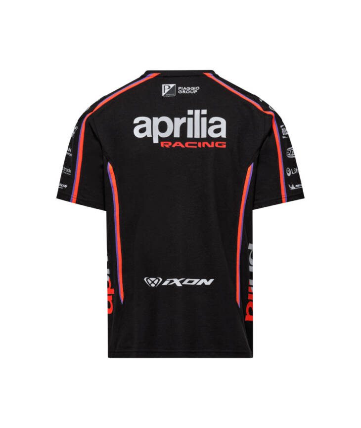 T-Shirt da Uomo "Aprilia Racing Team Replica" 2025 - immagine 2