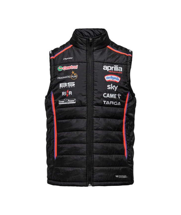 Piumino smanicato da uomo "Aprilia Racing Team Replica" 2025